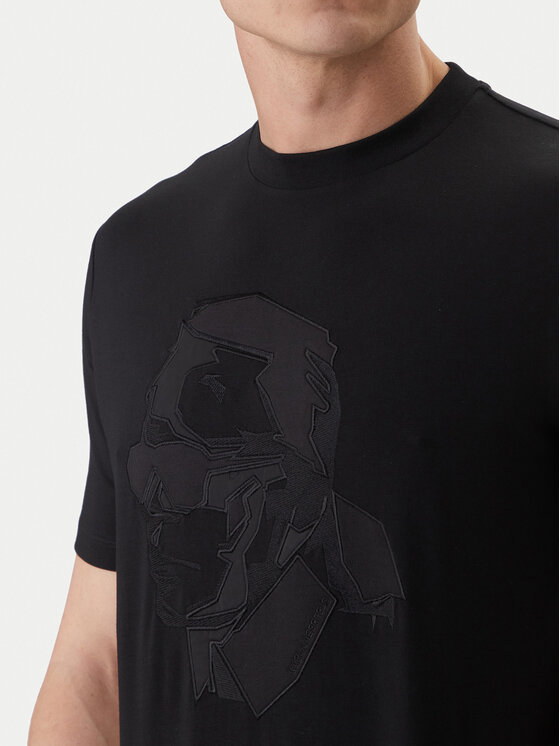 KARL LAGERFELD KARL LAGERFELD Camiseta 755036 562221 Negro Loose Fit