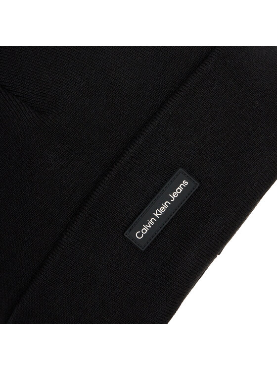 Calvin Klein Jeans Čepice Calvin Klein Jeans Inst Patch Beanie K60K612322 Černá