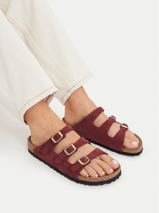 Birkenstock Şlapi Birkenstock Florida 1033172 Vișiniu