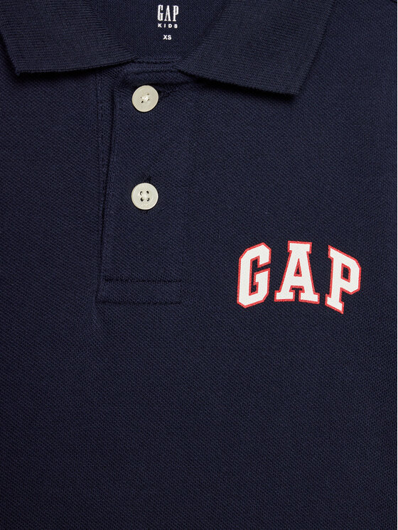 Gap Gap Поло 843607-00 Cиній Regular Fit