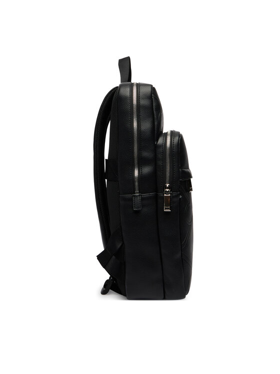 Calvin Klein Geantă crossover Calvin Klein Emblem Aop Emboss Slim Square Bp LV04D3328G Negru