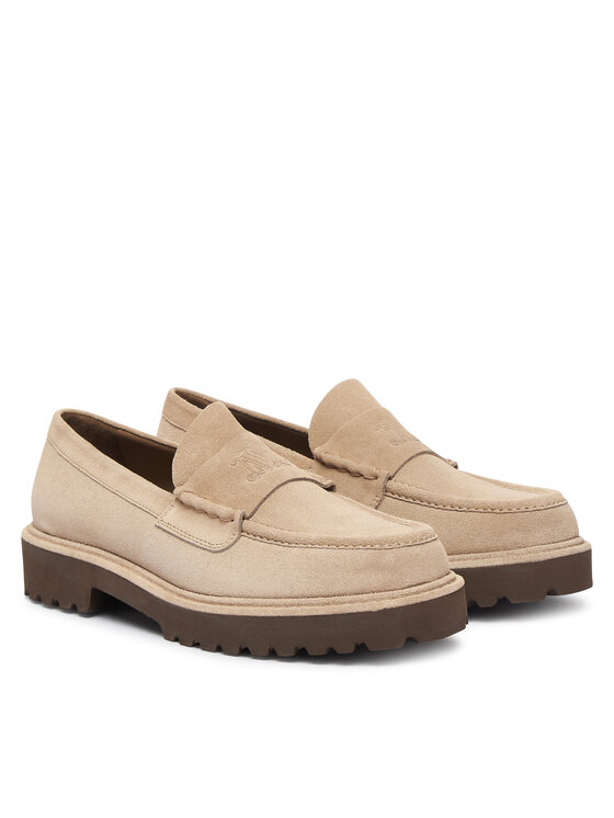 Max Mara Loafersy Max Mara Mxaafelio 2624526032600 Béžová