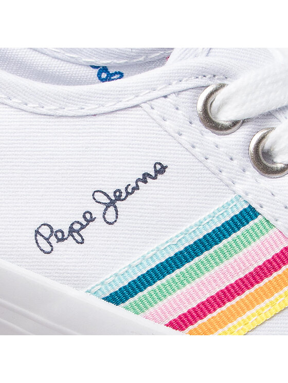 Pepe Jeans Scarpe sportive Pepe Jeans Baker Tape PGS30383 Bianco