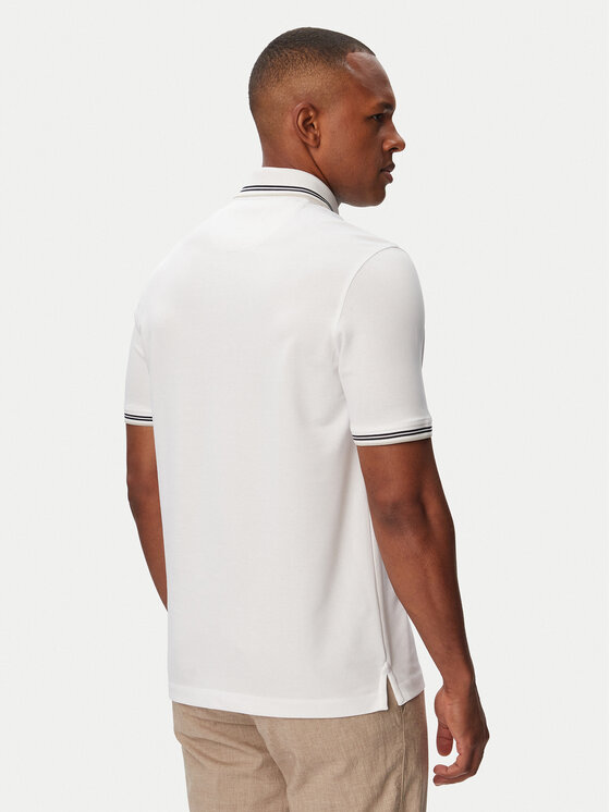 Bugatti Bugatti Polo 8150-15031E Blanco Regular Fit