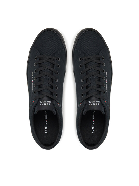 Tommy Hilfiger Zapatillas de tenis Tommy Hilfiger Hi Vulc Low Core Canvas FM0FM05396 Negro