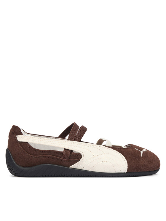 Puma Baleriny Puma Speedcat Ballet Sd Jr 406132 Brązowy