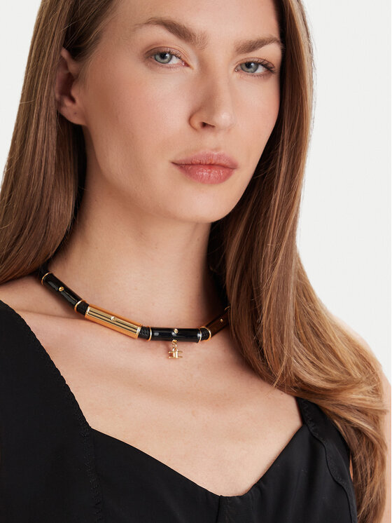 Elisabetta Franchi Kaklarota Elisabetta Franchi CO-61S-57E2-V200 Melns