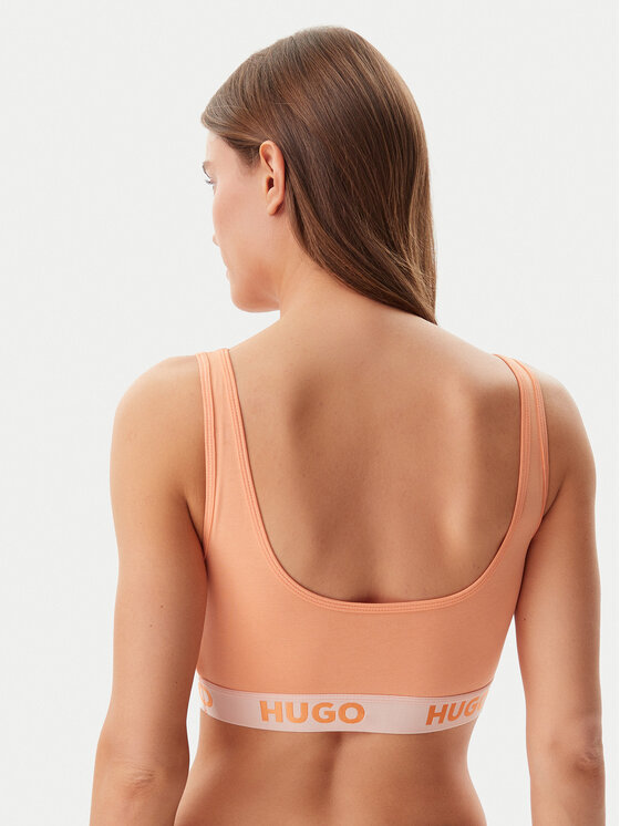 HUGO HUGO Бюстгальтер-топ Sporty Logo 50469631 Оранжевий