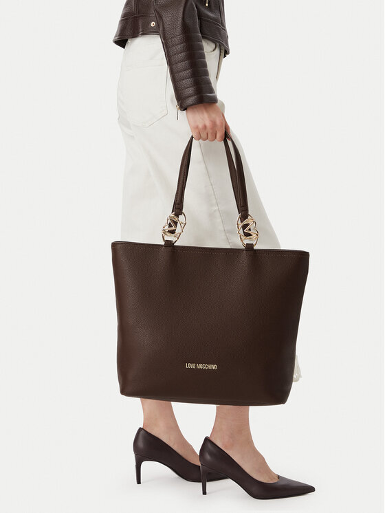 LOVE MOSCHINO Torebka LOVE MOSCHINO JC4005PP1PLB0300 Brązowy