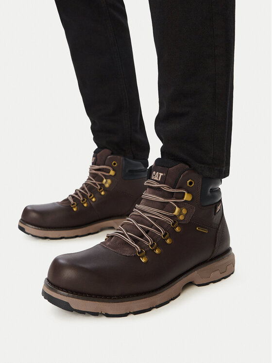 CAT Footwear Trapery CAT Footwear Pursue HIker Wp P726852 Brązowy ciemny