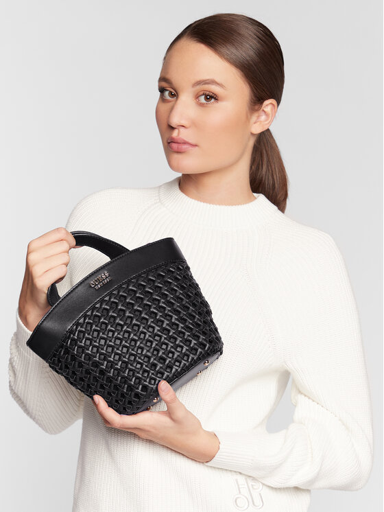 Guess Táska Guess Sicilia (WG) Mini Bags HWWG84 90750 Fekete