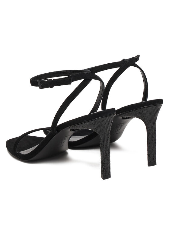Tory Burch Босоніжки Tory Burch Pave Heeled 175463 Чорний