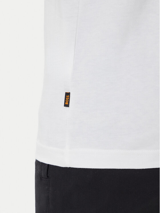 BOSS BOSS Camiseta Te_Animali 50546362 Blanco Regular Fit