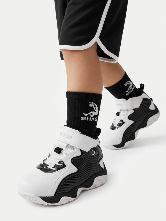 SHAQ Buty do koszykówki SHAQ SHAQ-EO-DEVASTATOR 3.0 AQ95078T-BW Biały