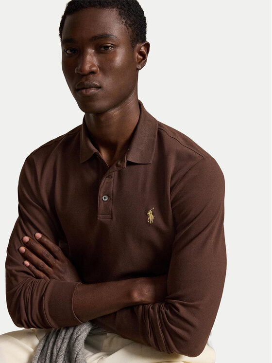 Polo Ralph Lauren Polo Ralph Lauren Polo 710955081502 Marrón claro Slim Fit