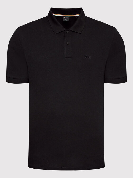 BOSS Boss Polo marškinėliai Pallas 50468362 Juoda Regular Fit