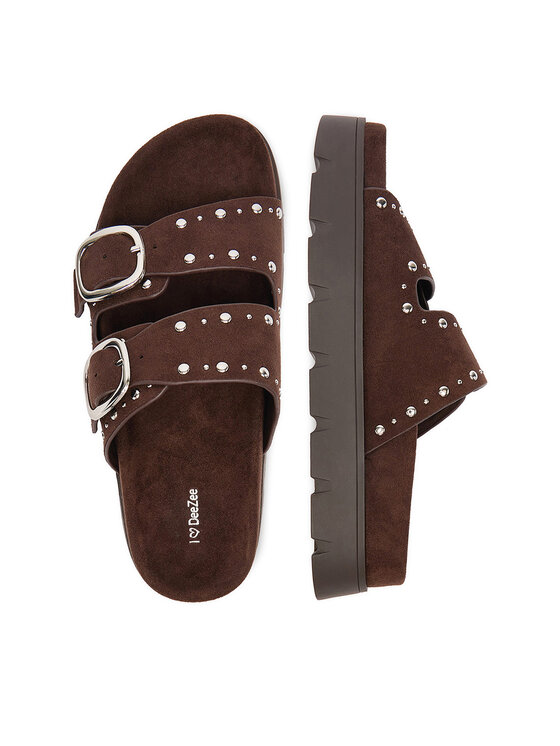 DeeZee Klapki DeeZee CEO-HY35011-1 Brązowy