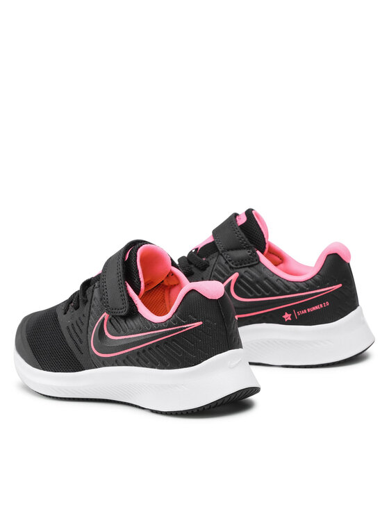 Nike Buty do biegania Nike Star Runner 2 (PSV) AT1801 002 Czarny