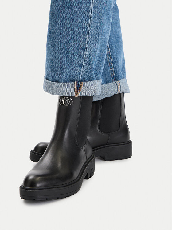 Liu Jo Kotníková obuv s elastickým prvkem Liu Jo London 02 SF5027 P0102 Černá