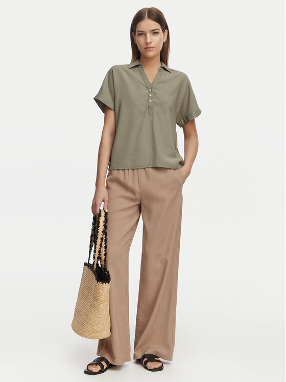 ONLY ONLY Сорочка Aris 15364279 Зелений Loose Fit