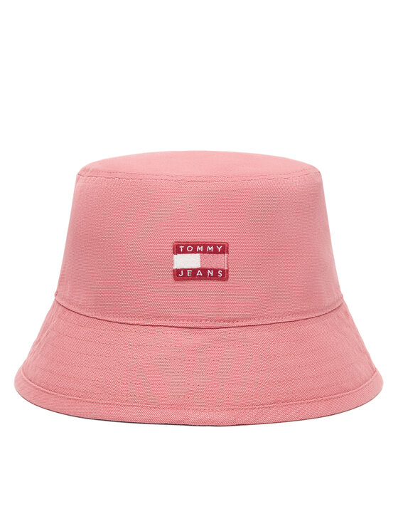 Tommy Jeans Klobuk Tommy Jeans Heritage Bucket AW0AW17581 Roza