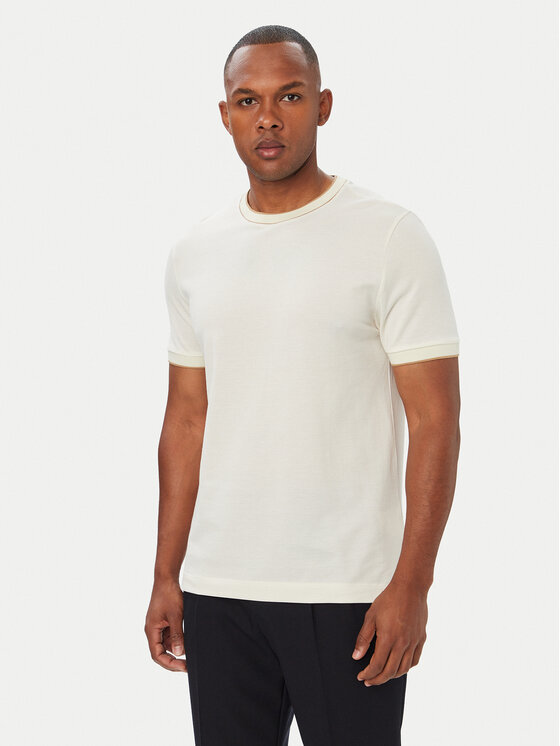 BOSS BOSS Camiseta H-Thompson 81 50565742 Crema Regular Fit