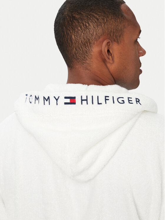 Tommy Hilfiger Tommy Hilfiger Albornoz UM0UM03660 Blanco Relaxed Fit