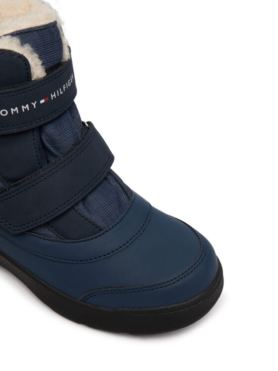Tommy Hilfiger Śniegowce Tommy Hilfiger Niagara T1XD-35302-1973 S Granatowy