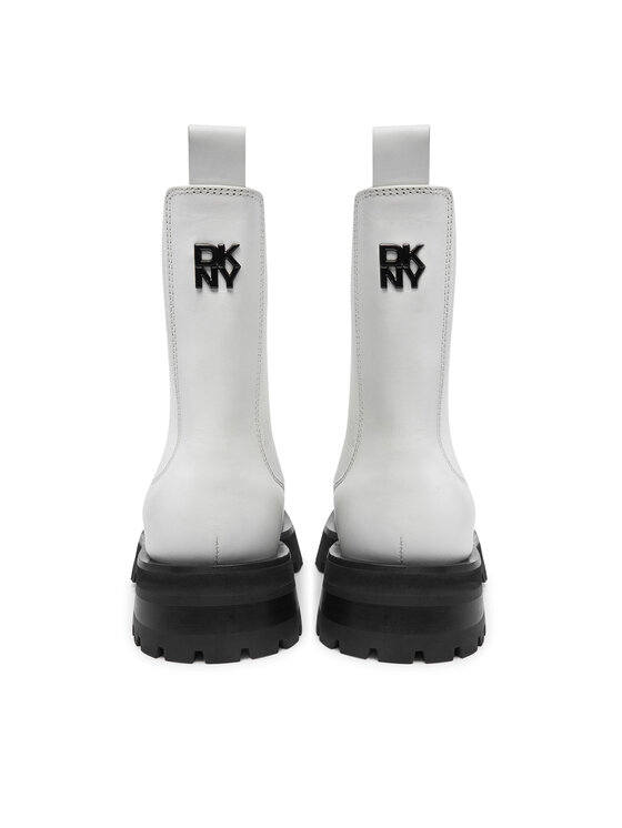 DKNY Členková obuv s elastickým prvkom DKNY Rianne Chelsea K3471540 Biela