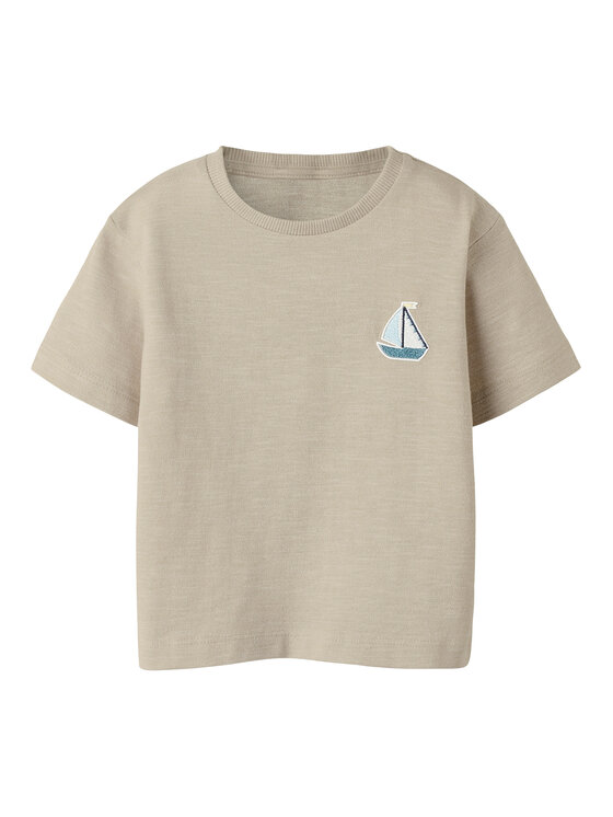 NAME IT NAME IT Camiseta Fredery 13238143 Beis Regular Fit