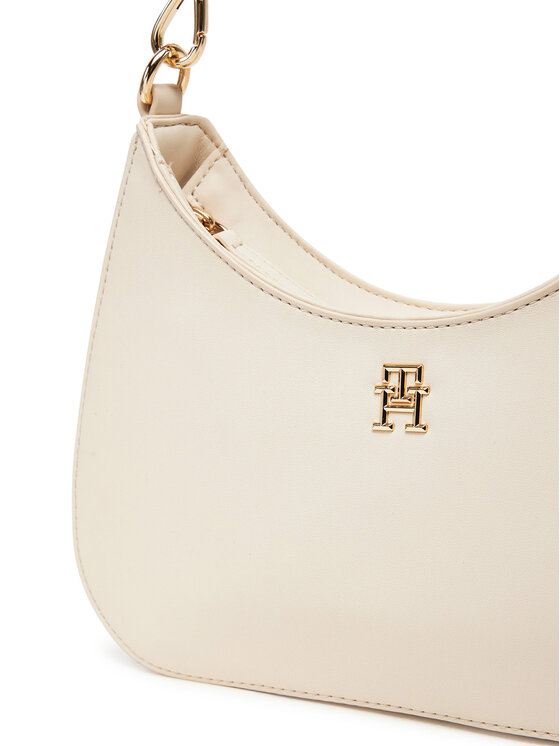 Tommy Hilfiger Geantă Tommy Hilfiger Th Logotape Shoulder Bag AW0AW17226 Bej