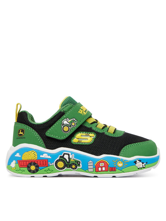 Skechers Снікерcи Skechers John Deere: Play Scene - Barn-Squad Buddies 407065N/GNBK Зелений