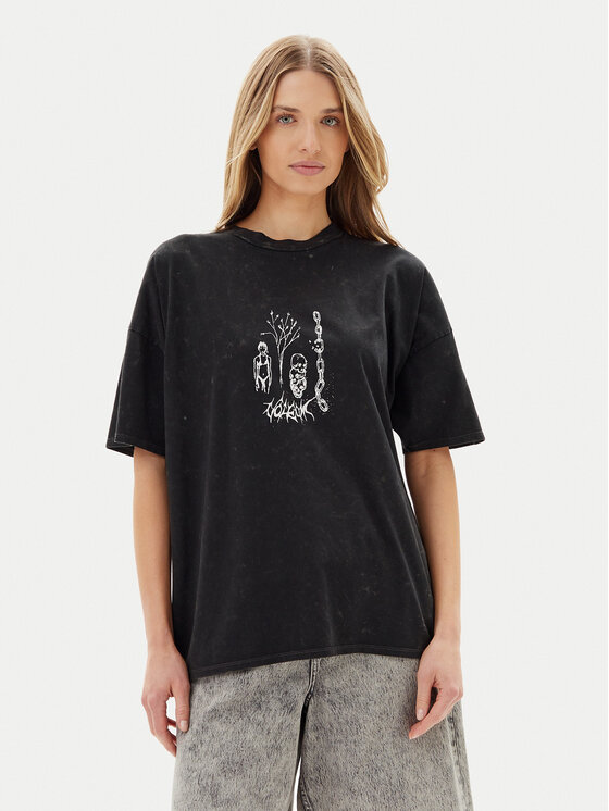 Volcom Volcom Футболка Voltrip B3512508 Чорний Oversize