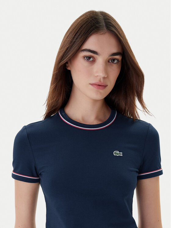 Lacoste Lacoste Camiseta TF5289 Azul marino Slim Fit