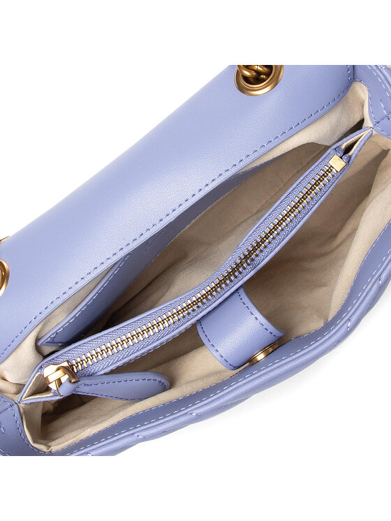 PINKO Soma Pinko Love Mini Lady Puff Chevron 1 Cl AI 22-23 PLTT 1P22Z3 A03Z Violets