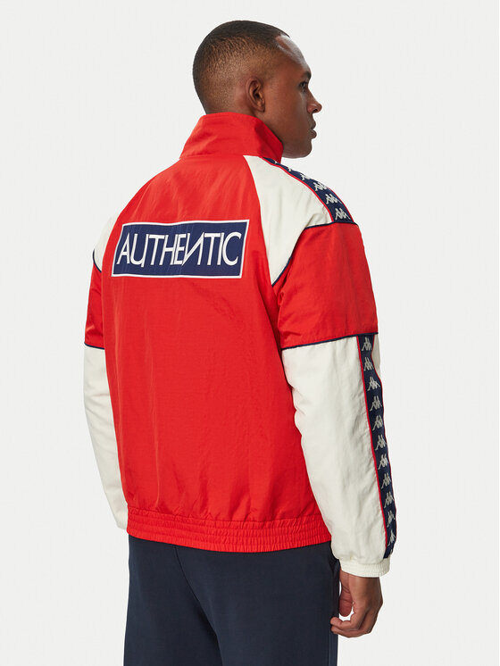 Kappa Kappa Giacca a vento Onstar 382B6HW Rosso Oversize
