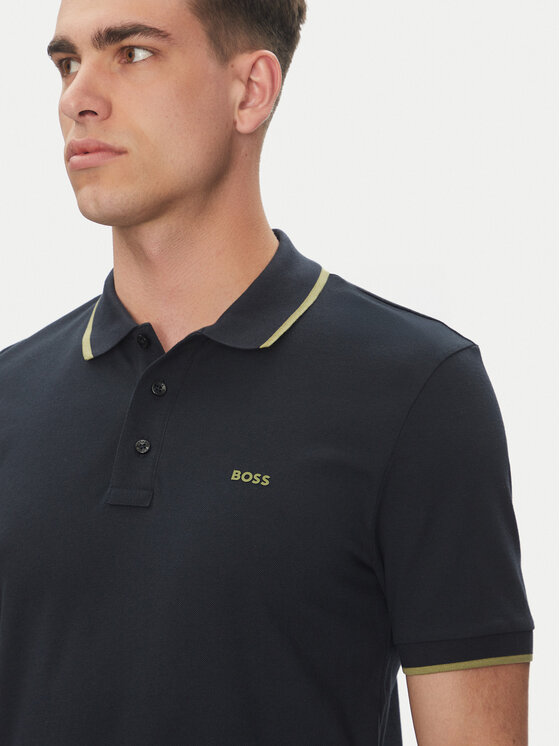 BOSS BOSS Поло Parlay 190 50494697 Cиній Regular Fit
