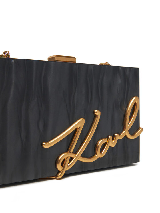 KARL LAGERFELD Geantă KARL LAGERFELD A1W30124 Negru