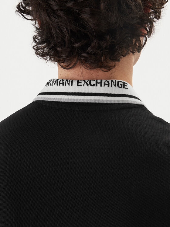 Armani Exchange Armani Exchange Polo XM002350 AF10366 UC001 Negro Regular Fit