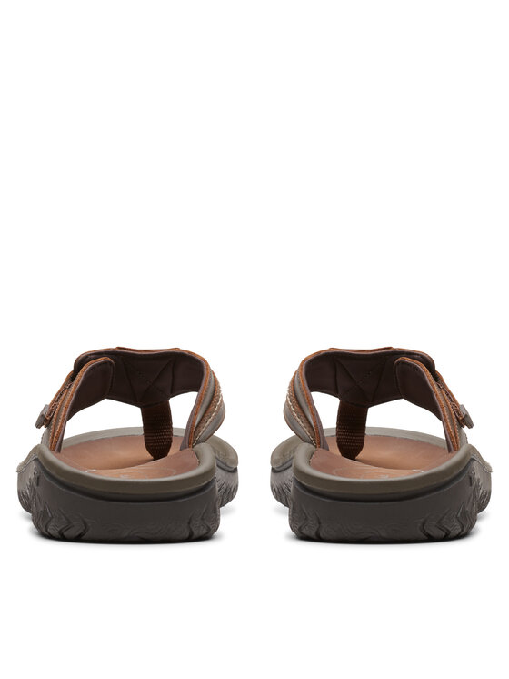 Clarks В'єтнамки Clarks Wesley Sun 26176987 Коричневий