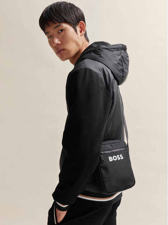 BOSS Geantă crossover BOSS Catch 3.0 Ns Zip 50511961 Negru