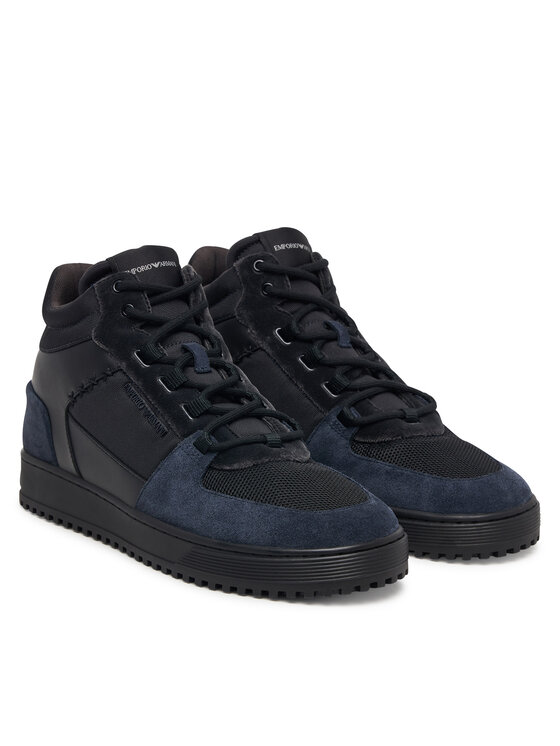 Emporio Armani Сникърси Emporio Armani EM004840 AF23155 Черен