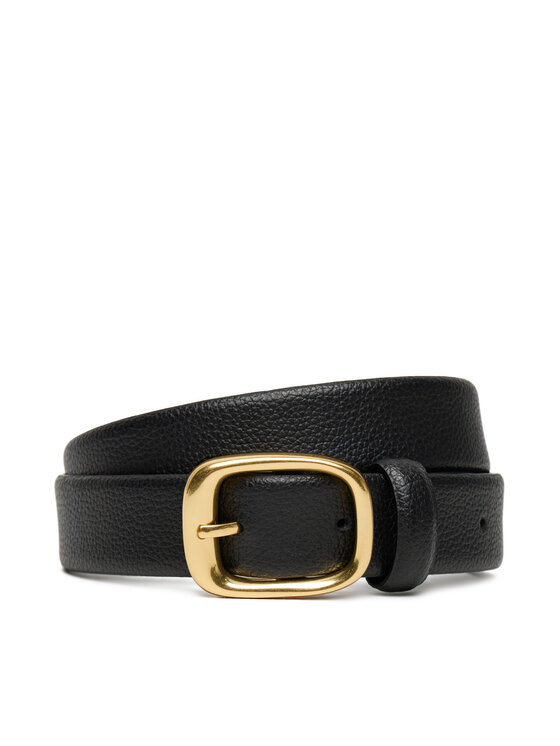 Calvin Klein Ženski remen Calvin Klein Chuncky Bukle Caviar LV04F7023G Crna