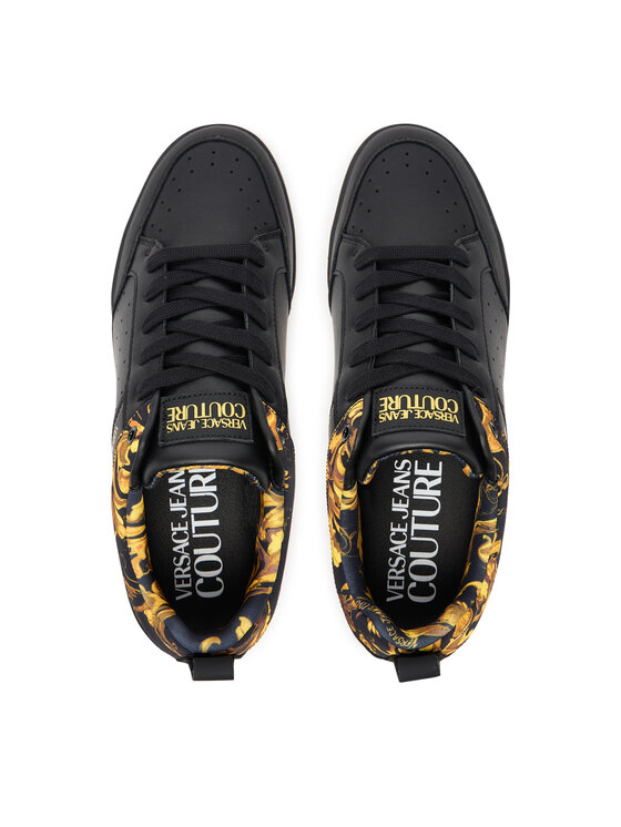 Versace Jeans Couture Снікерcи Versace Jeans Couture 79YA3SD6 ZPB38 Чорний