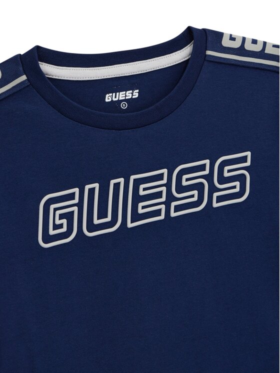 Guess Guess Футболка L4YI50 J1314 Cиній Regular Fit