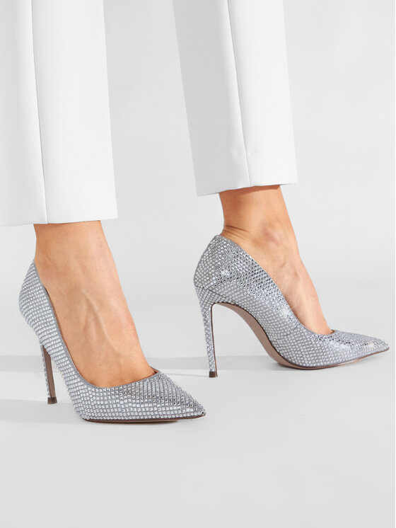 Steve Madden Туфлі на шпильці Steve Madden Vivie SM11001618-02003-998 Срібний