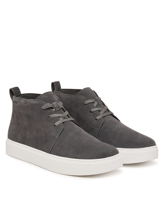 Calvin Klein Trzewiki Calvin Klein Hybrid Clean Mid Lace Up Su HM0HM02254 Szary
