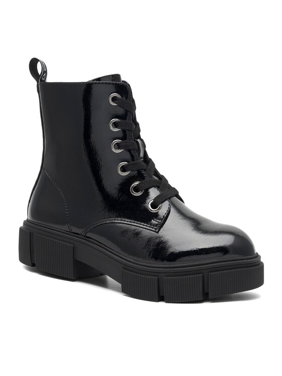 DeeZee Botines planos DeeZee CS6191-05 Negro