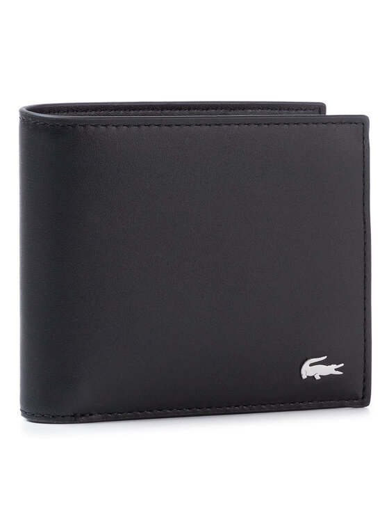 Lacoste Set portafoglio e portacarte Lacoste M Billfold Coin Box NH2505FG Nero