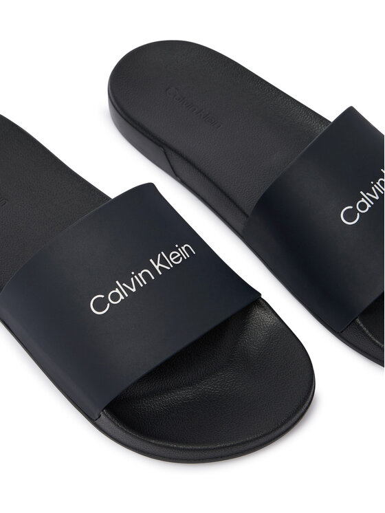 Calvin Klein Papucs Calvin Klein Ess Slide Monobrand Cv HM0HM02107 Sötétkék